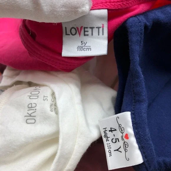 Girls 4T-5T Fall Winter Clothing BUNDLE Long Sleeve Shirts Pants Sweatshirts - Picture 11 of 11